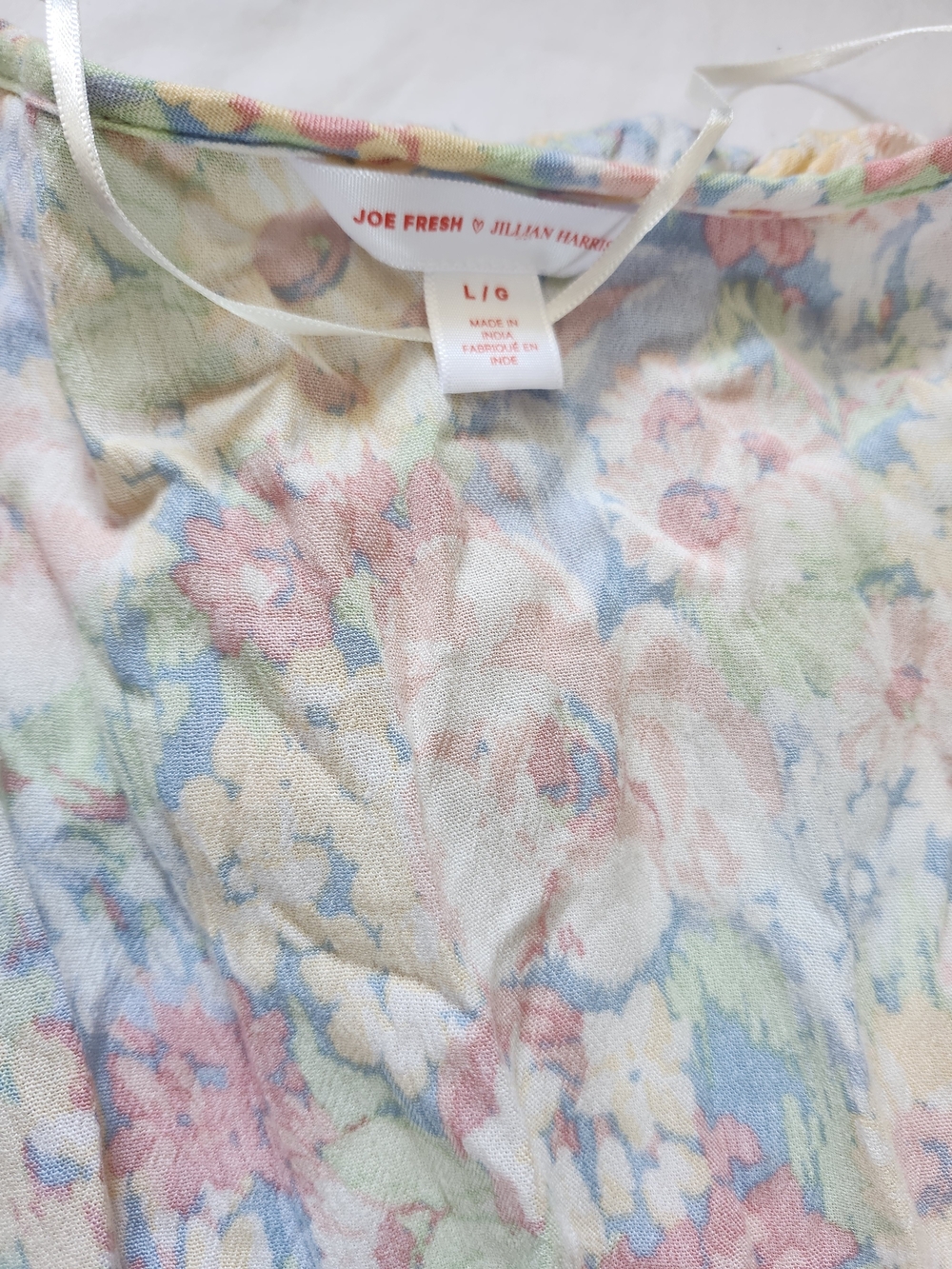 Joe Fresh Pastel Floral High-Low Ruffle Dress - Picture 5 of 8